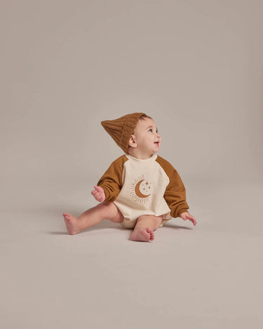 Rylee + Cru Crew Neck Romper, Moonlight